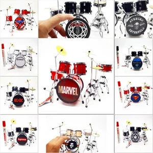 Miniature Drum Set Scale 1:12 Instrument Musical Exclusive Display #2 - Picture 1 of 16