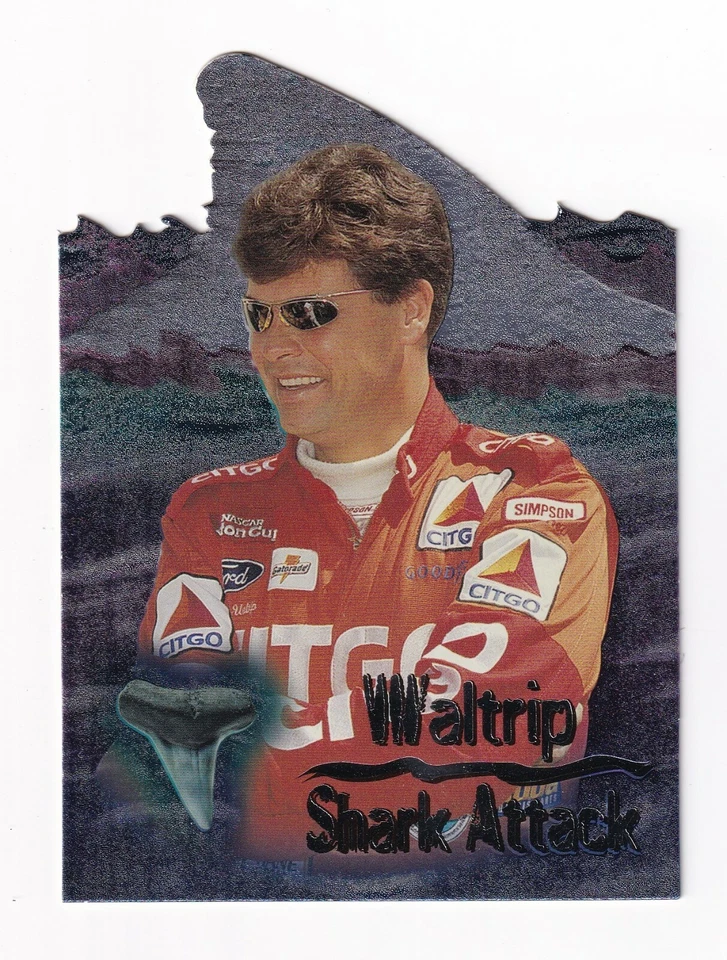 1997 Race Sharks SHARK ATTACK JUMBO #SA7 Michael Waltrip SWEET & SCARCE! /999! - Image 1 of 1