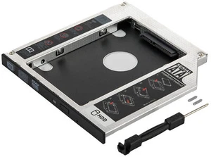 9,5mm Notebook Laufwerksrahmen / Laufwerksschacht für SSD/HDD (7 - 9,5mm), Caddy - Bild 1 von 6