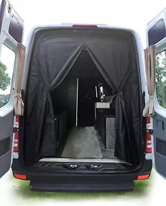 For Mercedes Sprinter 07-24 High Roof Rear Door Magnetic Flyscreen–Mosquito Net - Foto 1 di 24
