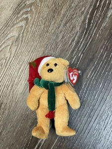Ty Beanie Baby - 2003 Holiday Teddy - selten & nicht mehr produziert, PE Pellets - Bild 1 von 6
