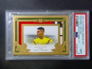 2021-22 Futera Unique Radamel Falcao Gold Frame Plate Men Patch 1/1 PSA 9 - Picture 1 of 2