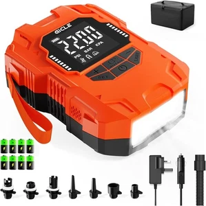 Rechargeable Paddleboard Electric Pump,Portable 22psi Sup Electric Pump Recharge - Picture 1 of 7