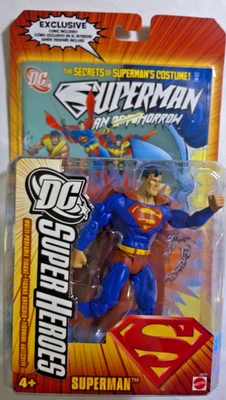 Figura de acción DC Super Heroes Superman 6" serie 2 Mattel 2006 nueva en caja Foto 1 de 4