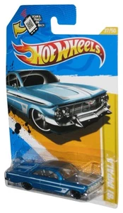 Hot Wheels 2012 New Models 37/50 Blue '61 Impala Toy Car 37/247 - (Creased Card) - Picture 1 of 1