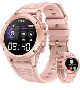 SMARTWATCH BLUETOOTH OROLOGIO PER DONNE SPORT FITNESS CHIAMATE SALUTE ANDROID IO - Foto 1 di 7