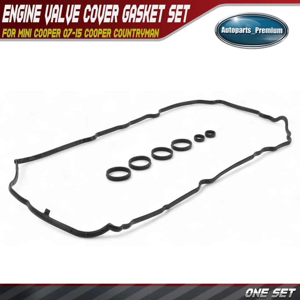 Juego de juntas de cubierta de válvula de motor para Mini Cooper 2007-2015 Cooper Countryman 1,6 L Foto 1 de 4