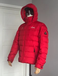 BOGNER Fire+Ice Men's Down Hooded Jacket Size XL 54 Red Sport Luxury Brand - Picture 1 of 24
