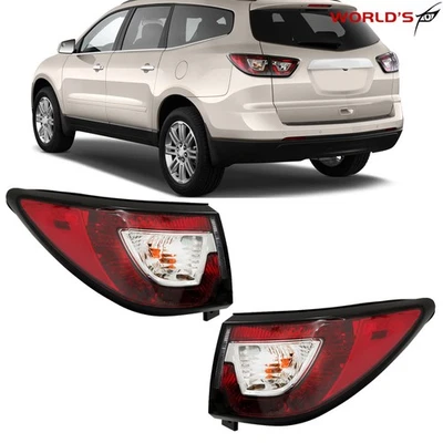 Tail Lights Fit For Chevrolet Traverse 2013-2017 Halogen Rear Lamps Left+Right - Image 1 of 4