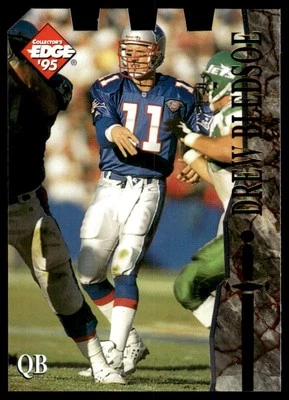1995 Collector's Edge Excalibur #121 Drew Bledsoe FOOTBALL New England Patriots - Image 1 of 2