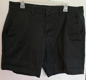 Mens 36 St Johns Bay Charcoal Gray almost Black Tempflex Bermuda Walking Shorts - Picture 1 of 4