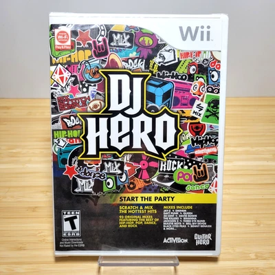 DJ Hero Wii - Game Only - New Sealed - Image 1 of 4