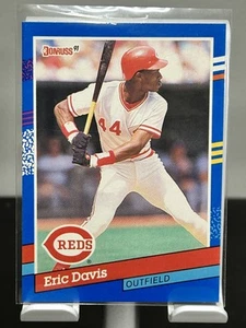 1991 Donruss - #84 - Eric Davis - Cincinnati Reds - Picture 1 of 2