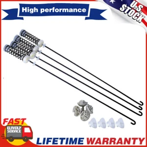 4Pcs W10780048 Washer Suspension Rod Kit For Whirlpool Kenmore Washing Machine - Picture 1 of 12