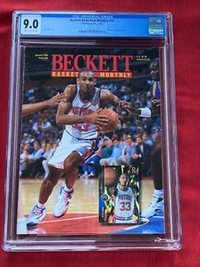 1995 Beckett Basketball Monthly Pistons Grant Hill CGC 9.0 - POP 1 Highest Grade - Picture 1 of 3