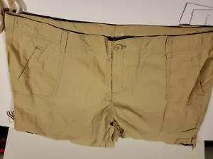 Pantalones de carga para mujer Calvin Klein de altura media convertibles pierna paja de verano nuevos con etiquetas 16 Br - Imagen 1 de 9