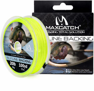 Maxcatch Backing Line 20/30LB 100Yards/300Yards Braided Fly Fishing Backing Line