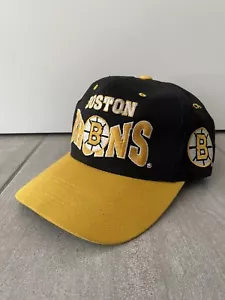 Boston Bruins Vintage Snapback Hat Cap The G Cap Black / Yellow NHL 90s Hockey - Bild 1 von 11