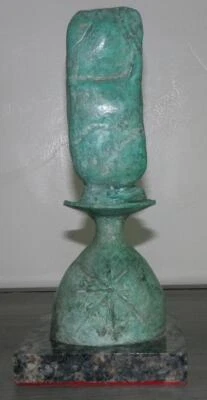 JOAN MIRO BRONZE SCULPTURE "HOMME BUST" SIGNED AND NUMBERED - Image 1 of 4