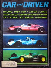 INDIANAPOLIS 500 - CAR & DRIVER MAGAZINE, AUGUST 1963 VOL 9 NO. 2