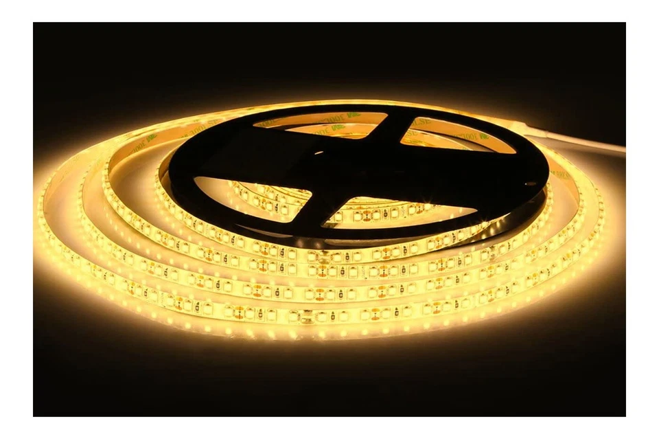 2 ROTOLI LED BOBINE 3528 STRIP 12V MT5 300 SMD 24W Resinata Bianco Caldo - Immagine 1 di 1