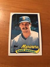 Dave Hengel Seattle Mariners 1989 Topps Baseball Card 531