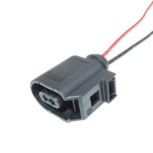 6E0973702 8T0973702 2 Pin ABS Sensor Female Plug Connector - VW Audi Seat Skoda - Picture 1 of 8