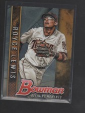ROYCE LEWIS 2017 BOWMAN DRADT DEFINING MOMENTS CARD #BDM-RLF