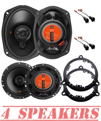 JBL 420W Front & 240W Rear Car Door Speaker Upgrade For 2004-2015 Nissan Titan - Image 1 of 4