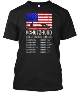 Ptsd Veteran Service Dog Schutzhund Germ T-Shirt Made in the USA Size S to 5XL - Picture 1 of 1