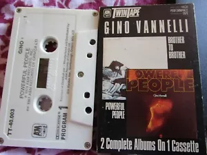 Gino Vannelli Powerful People / Brother To Brother A&M Records TT-40.003 Tape - Picture 1 of 4