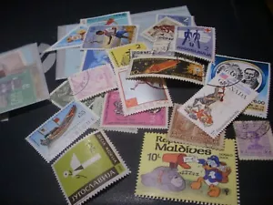 Collection of 25 Postage Stamps Multiple Countries and Years - Picture 1 of 1