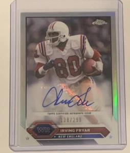 Irving Fryar 2023 Topps Compuesto Fútbol Cromo Automático/299 Patriots - Imagen 1 de 3