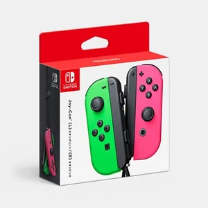Official Nintendo Switch Joy-Con Controller Set: Neon Green / Neon Pink - NEW - - Picture 1 of 2