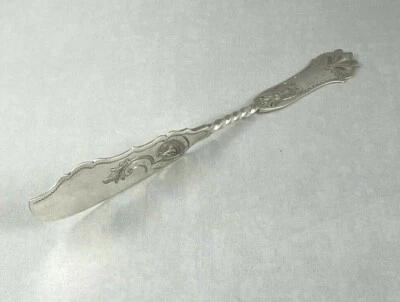 CF Wagler Moneda Plata Elegante Corte Brite Mango Torcido Maestro Esparcidor de Mantequilla-6 7/8" Foto 1 de 4