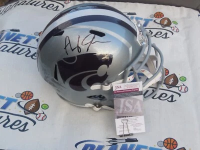 Avery Johnson signed Kansas K State Wildcats full size speed helmet JSA COA - Image 1 of 2