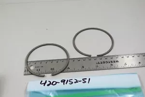 (2) Nos Vintage 72-74 Skidoo 302 Snowmobile 1st Over Piston Rings 420915251 - Picture 1 of 1