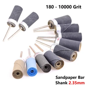 180 - 10000 Grit Sandpaper Bar Sanding Abrasive Sand Stick Sleeves Shank 2.35mm - Picture 1 of 12