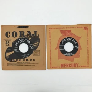 Perry Como RCA Two 45RPM Vinyl Lot-Don't Let The Stars Get In/No Other Love💥EXC - Picture 1 of 4