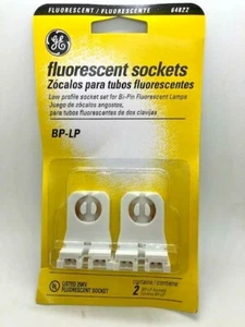 Lot of 4 Packs  GE 64822  BP-LP  Fluorescent  Light Socket  2 Per Pack FREE SHIP - Picture 1 of 2