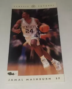 1993 Classic Futures Jamal Mashburn Rookie #5 Kentucky Basketball Carta sportiva - Foto 1 di 10