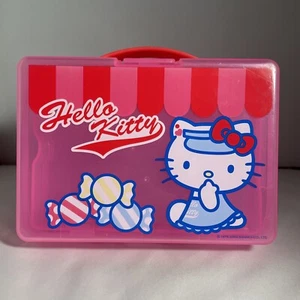 Contenitore 2 lati plastica Hello Kitty vintage Sanrio 2004 - Foto 1 di 9