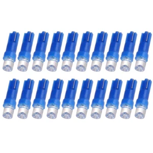 20PCS T5 INSTRUMENT CLUSTER PANEL GAUGE DASH LED BULB LIGHT 17 57 37 73 74 BLUE - Picture 1 of 7
