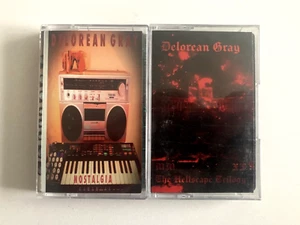 Dungeon Synth Tapes Delorean Gray Nostalgia & Hellscape Trilogy Vaporwave - Picture 1 of 4
