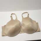 Cacique Women Bra 46Dd Beige Underwire Smooth Lightly Lined Full Coverage