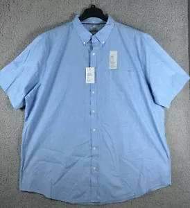 Croft & Barrow Shirt Mens 3XLT 3X Tall Blue Button Up Wrinkle Resistant NWT - Picture 1 of 7