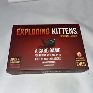 Exploding Kittens Original Edition Card Game Pre-owned - Picture 1 of 4