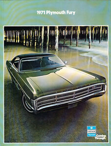 2-Page Car Ad 1972 Plymouth Fury Gran Coupe chrysler motor company classic old photo advertisement parts print brochure dealer auto usa