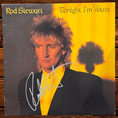 Rod Stewart signed lp***Tonight I'm Yours - Image 1 of 2