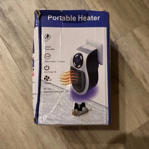 Plug-in Portable Heater-Plugs in to wall 500W Auto Power Off 1-12hrs. - Picture 1 of 4